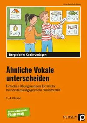 Rehschuh-Blasse |  Ähnliche Vokale unterscheiden | Buch |  Sack Fachmedien