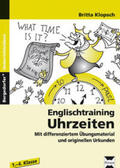 Klopsch |  Englischtraining: Uhrzeiten | Buch |  Sack Fachmedien