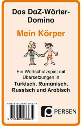 Kirschbaum / Welfenstein |  Das DaZ-Wörter-Domino: Mein Körper | Sonstiges |  Sack Fachmedien