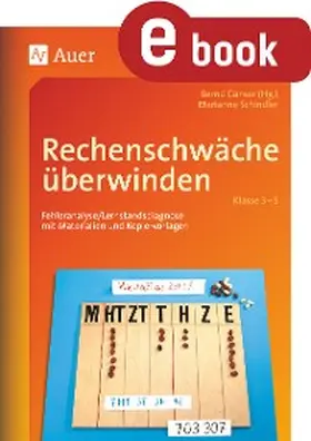Ganser / Schindler | Rechenschwäche überwinden - Klasse 3-5 | E-Book | www.sack.de