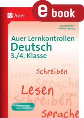 Bettner / Boller / Dinges |  Auer Lernkontrollen Deutsch 3.-4. Klasse | eBook | Sack Fachmedien