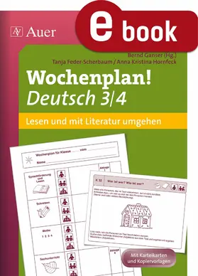 Feder-Scherbaum / Hornfeck |  Wochenplan Deutsch 3/4 Lesen/Mit Literatur umgehen | eBook | Sack Fachmedien