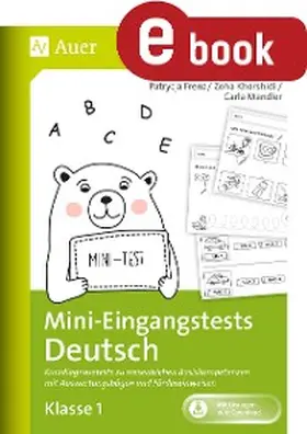 Khorshidi / Frenz / Langellotti | Mini-Eingangstests Deutsch - Klasse 1 | E-Book | www.sack.de