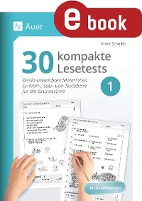 Scheller | 30 kompakte Lesetests für Klasse 1 | E-Book | www.sack.de