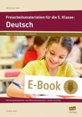 Koch |  Freiarbeitsmaterialien für die 5. Klasse: Deutsch | eBook | Sack Fachmedien