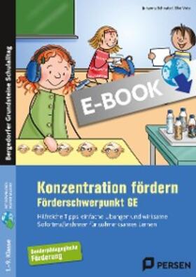 Schnabel / Voto |  Konzentration fördern im Förderschwerpunkt GE | eBook | Sack Fachmedien