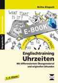 Klopsch |  Englischtraining: Uhrzeiten | eBook | Sack Fachmedien