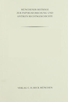 Wittmann | Die Körperverletzung an Freien im klassischen römischen Recht | Buch | 978-3-406-00663-0 | sack.de
