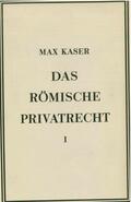 Kaser |  Das römische Privatrecht | Buch |  Sack Fachmedien