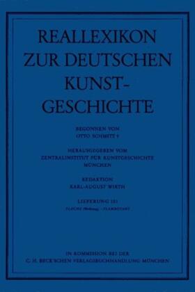 Schmitt |  Reallexikon Dt. Kunstgeschichte  101. Lieferung: Fläche (Werkzeug) - Flamboyant | Buch |  Sack Fachmedien