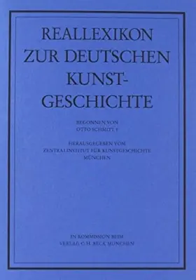 Schmitt |  Reallexikon Dt. Kunstgeschichte  118. Lieferung | Buch |  Sack Fachmedien