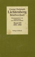 Lichtenberg |  Georg Christoph Lichtenberg: Briefwechsel | Buch |  Sack Fachmedien