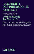 Röd |  Die Philosophie der Neuzeit 3. Teil 1 | Buch |  Sack Fachmedien