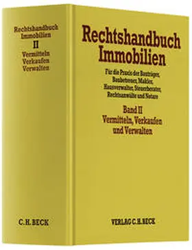  Rechtshandbuch Immobilien Bd. II  Leinen-Ordner 65 mm | Loseblattwerk |  Sack Fachmedien