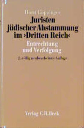 Göppinger | Juristen jüdischer Abstammung im Dritten Reich | Buch | 978-3-406-33902-8 | sack.de