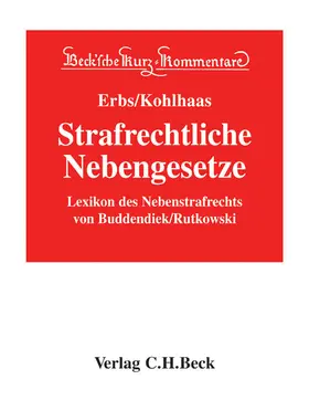 Buddendiek / Rutkowski |  Lexikon des Nebenstrafrechts, mit Fortsetzungsbezug | Loseblattwerk |  Sack Fachmedien