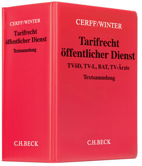 Cerff / Winter |  Tarifrecht öffentlicher Dienst, mit Fortsetzungsbezug | Loseblattwerk |  Sack Fachmedien