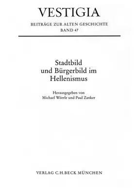 Wörrle / Zanker |  Stadtbild und Bürgerbild im Hellenismus | Buch |  Sack Fachmedien