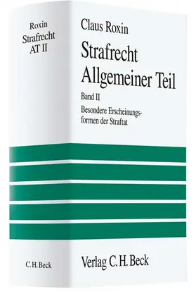 Roxin |  Strafrecht. Allgemeiner Teil 2 | Buch |  Sack Fachmedien