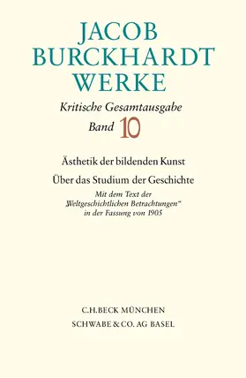 Burckhardt / Ganz |  Jacob Burckhardt Werke | Buch |  Sack Fachmedien