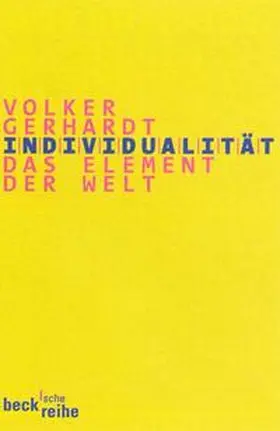 Gerhardt |  Individualität | Buch |  Sack Fachmedien