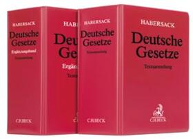 Habersack |  Deutsche Gesetze: Kombination Textsammlung mit Ergänzungsband, mit Fortsetzungsbezug | Loseblattwerk |  Sack Fachmedien