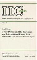 Straus |  Grace Period and the European and International Patent Law | Buch |  Sack Fachmedien