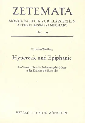 Wildberg |  Hyperesie und Epiphanie | Buch |  Sack Fachmedien