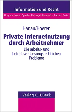 Hanau / Hoeren |  Private Internetnutzung durch Arbeitnehmer | Buch |  Sack Fachmedien