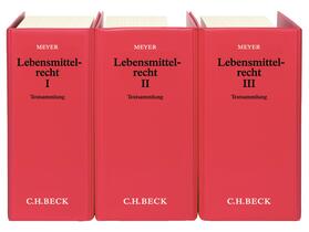 Meyer |  Lebensmittelrecht, ohne Fortsetzungsbezug | Loseblattwerk |  Sack Fachmedien