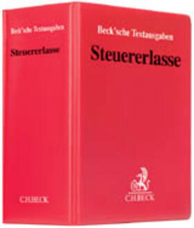 Steuererlasse, ohne Fortsetzungsbezug