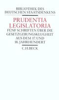 Mohnhaupt / Maier / Stolleis |  Prudentia Legislatoria | Buch |  Sack Fachmedien