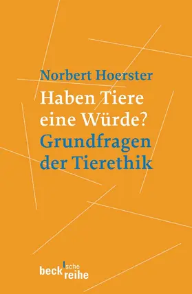 Hörster |  Haben Tiere eine Würde? | Buch |  Sack Fachmedien