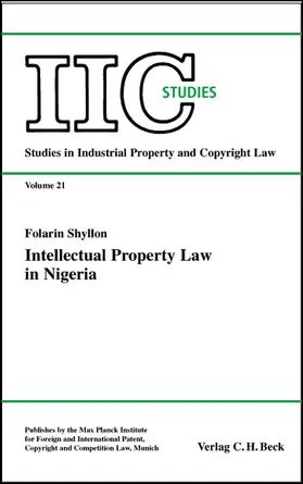 Shyllon |  Intellectual Property Law in Nigeria | Buch |  Sack Fachmedien