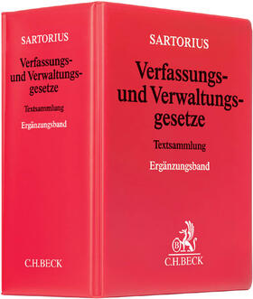 Sartorius | Verfassungs- und Verwaltungsgesetze Ergänzungsband, mit Fortsetzungsbezug | Loseblattwerk | sack.de