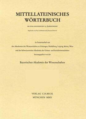 Lehmann / Stroux |  Mittellateinisches Wörterbuch  30. Lieferung (dissertatio - dominium) | Buch |  Sack Fachmedien