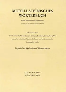 Lehmann / Stroux |  Mittellateinisches Wörterbuch  30. Lieferung (dissertatio - dominium) | Buch |  Sack Fachmedien