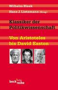 Lietzmann / Bleek |  Klassiker der Politikwissenschaft | Buch |  Sack Fachmedien
