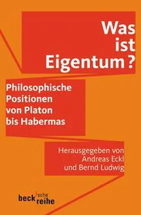 Eckl / Ludwig |  Was ist Eigentum? | Buch |  Sack Fachmedien