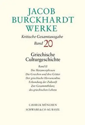 Burckhardt / Reibnitz / Ungern-Sternberg |  Jacob Burckhardt Werke | Buch |  Sack Fachmedien