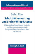 Söder |  Schutzhüllenvertrag und Shrink-Wrap-License | Buch |  Sack Fachmedien