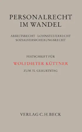 Hanau / Röller / Macher |  Personalrecht im Wandel | Buch |  Sack Fachmedien