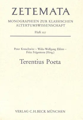 Kruschwitz / Ehlers / Felgentreu |  Terentius Poeta | Buch |  Sack Fachmedien