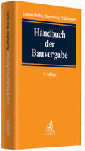 Jagenburg / Baldringer / Lampe-Helbig |  Handbuch der Bauvergabe | Buch |  Sack Fachmedien