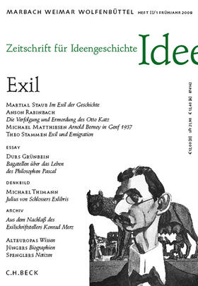 Raulff / Seemann / Schmidt-Glintzer | Zeitschrift für Ideengeschichte Heft II/1 Frühjahr 2008: Exil | Buch | 978-3-406-57264-7 | sack.de