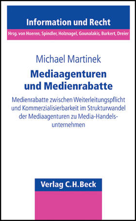 Martinek | Mediaagenturen und Medienrabatte | Buch | 978-3-406-57685-0 | sack.de