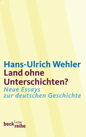 Wehler |  Land ohne Unterschichten? | Buch |  Sack Fachmedien