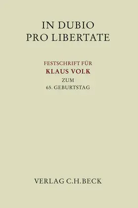 Hassemer / Kempf / Moccia |  In dubio pro libertate | Buch |  Sack Fachmedien