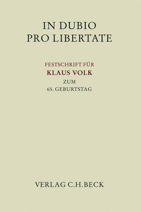 Hassemer / Kempf / Moccia | In dubio pro libertate | Buch | 978-3-406-58650-7 | sack.de