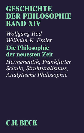 Röd / Essler / Preyer | Röd, W: Geschichte der Philosophie 14/neuesten Zeit | Buch | 978-3-406-58756-6 | sack.de